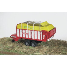 Jumbo 6600 Hay Trailer - BRUDER - Height adjustable - Side door and ladder