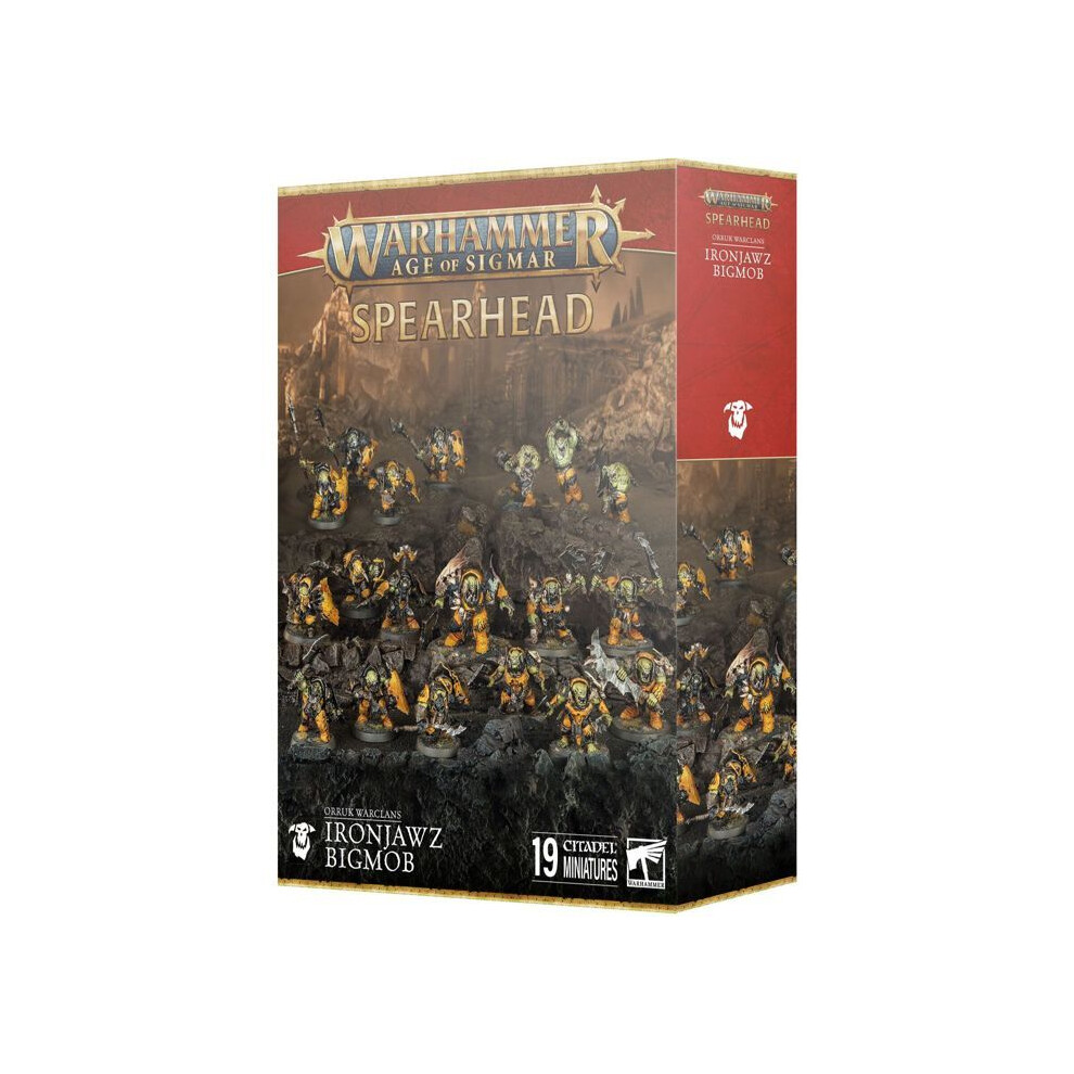 Games Workshop Warhammer Aos Spearhead: Orruk Warclans Ironjawz Bigmob 70-893