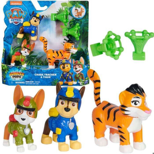 Spin Master Paw Patrol Jungle Pups Chase, Tracker & Tiger