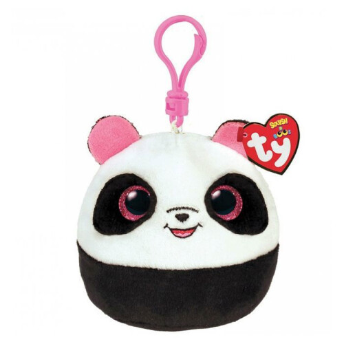 Ty Bamboo Panda Squishy Beanie Clip