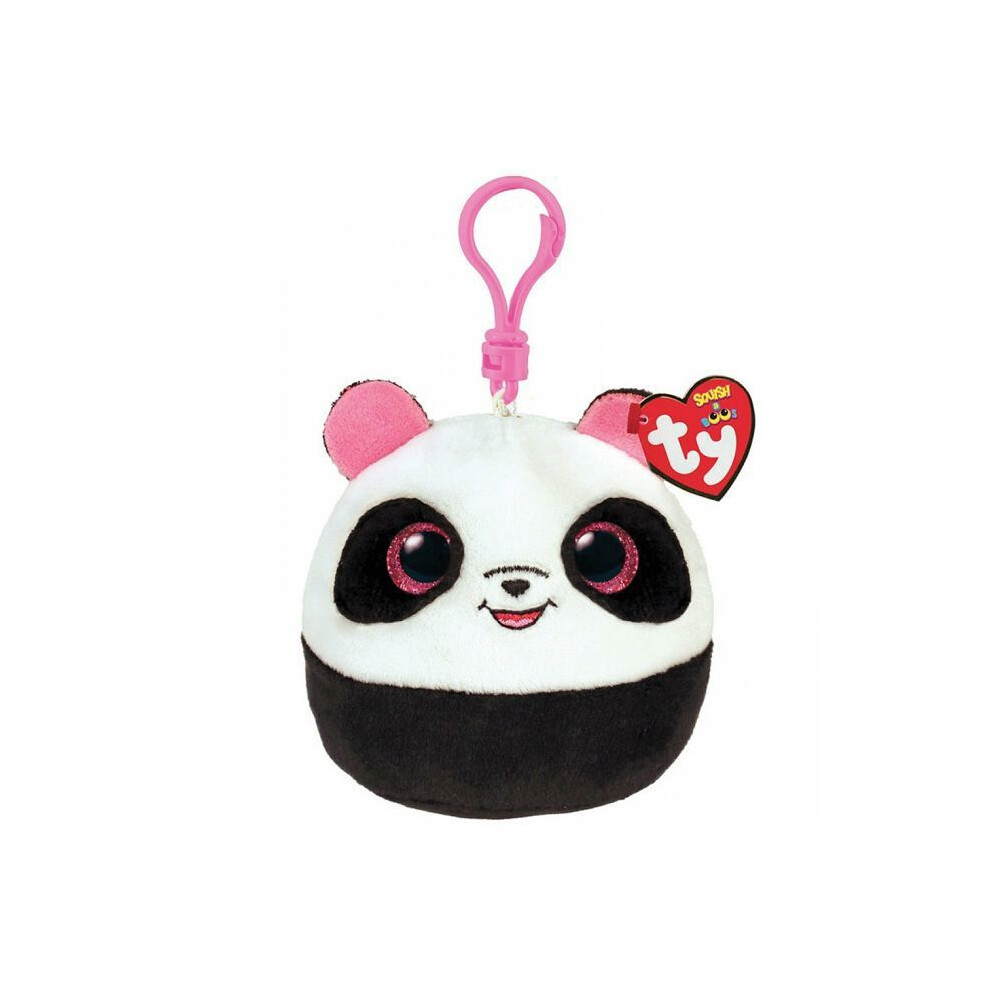 Ty Bamboo Panda Squishy Beanie Clip