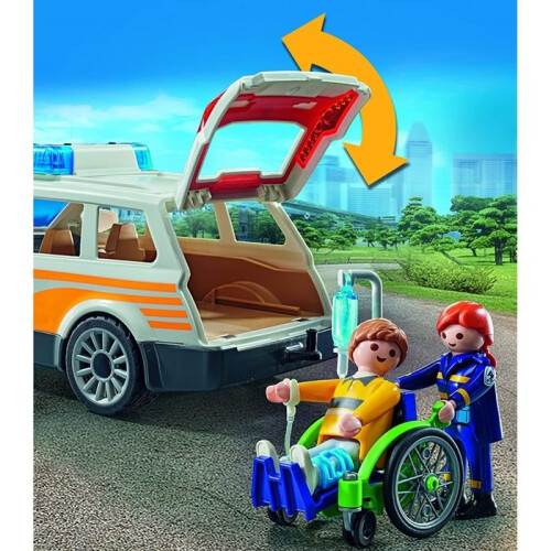 PLAYMOBIL City Life Figure Set 71037 Emergency Car 2