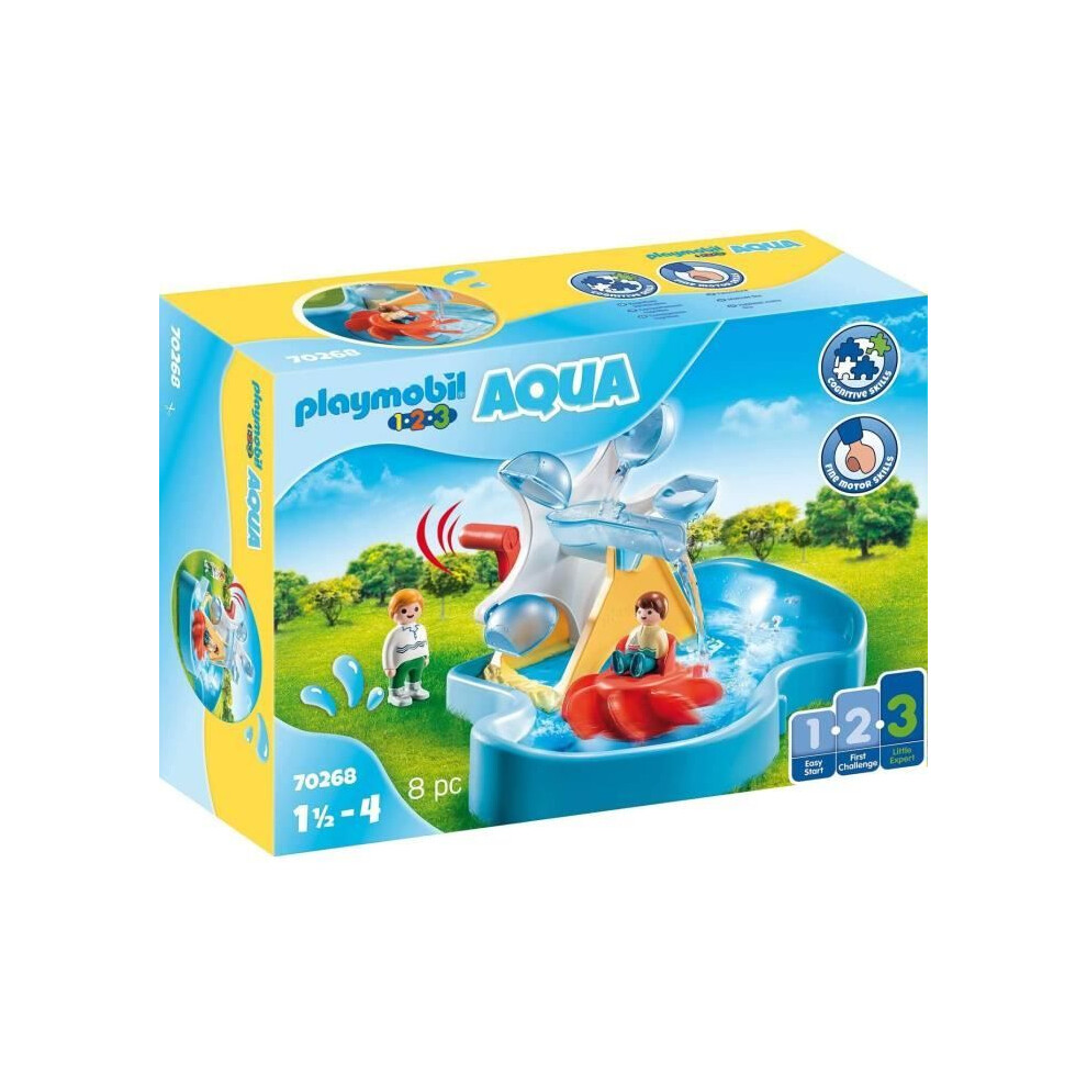Playmobil Aqua Water Wheel Carousel Playset