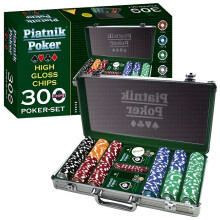 Piatnik Poker Set 300 High Gloss Chips