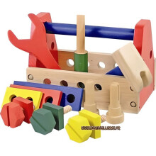 Wooden Tool Kit Educational Toys and Color Perception Toy for Preschool Age Toddlers Boys Girls ref 0550