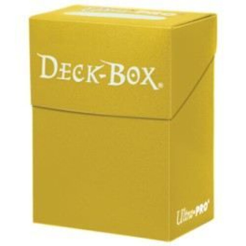 Ultra Pro ULP82476 Deck Protector Deck Box, Solid Yellow