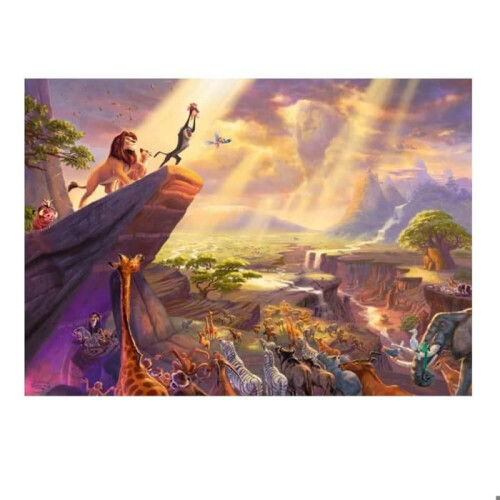 Puzzle 1000 pezzi - SCHMIDT SPIELE - Thomas Kinkade Studios - Disney - Il Re Leone - 1000 pezzi 2
