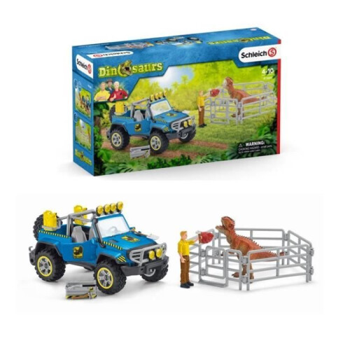 Schleich Off-road vehicle with dino outpost