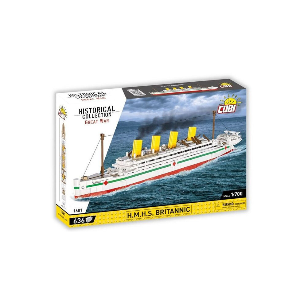 COBI 1681 HMHS Britannic Titanic Sister Ship Brick Model Building Blocks 636pc - Image 8