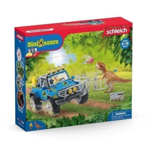 Schleich Off-road vehicle with dino outpost 2