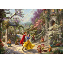 Puzzle 1000 pezzi - SCHMIDT SPIELE - Thomas Kinkade Studios - Disney - Biancaneve – Danza con il principe - 1000 pcs