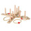 Goki 1015397 Hoopla Game with 5 Sisal Rings, Mixed 2