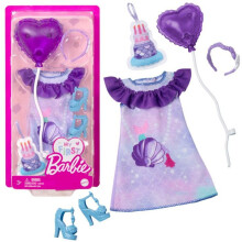 Barbie: I Miei Primi Abiti Barbie, Set di Moda per Bambole da 13.5 Pollici con Accessori per Compleanno Sirena