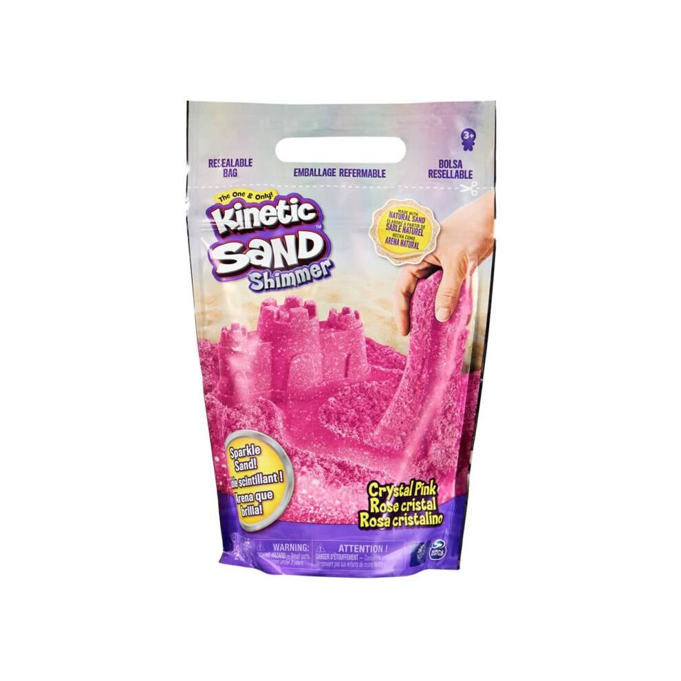 Spin Master Kinetic Sand 6060800 Crystal 907G Bag [6060800] Pink