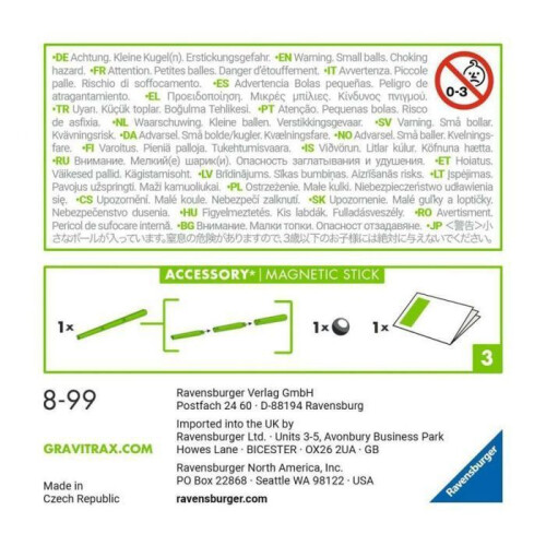 Ravensburger Construction Game - Ravensburger - Gravitrax Accessory 27478 - Marble Circuit - From 8 years - Green 2