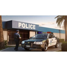 Model - REVELL - Chevy Impala Police Car - Scale 1/25 - 44 pieces