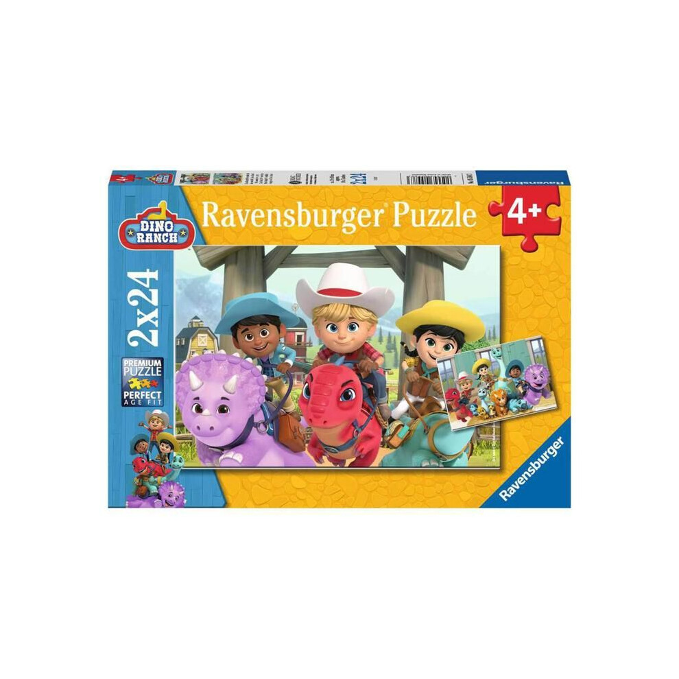 Ravensburger Puzzles 2 X 24 Pieces: The Friends Of Dino Ranch