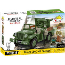Historisk samling fra 2. verdenskrig. 37 mm GMC M6 Fargo 230 cl