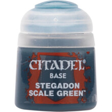 Games Workshop Citadel Base Paint: Stegadon Scale Green 12ml Warhammer 21-10