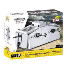 COBI 3094 Sturmpanzerwagen A7V HC WWII Tank 1:72 Brick Model 119pcs