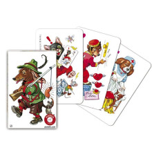 Playing card - card holder - Piatnik card organizer notebook - 4271 - Card Game - Mistigri - Vintage Dogs