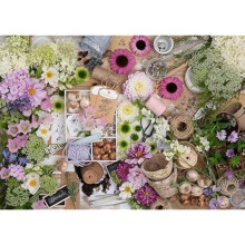 12000620 - Colorful Floral Love - 1000 pieces jigsaw puzzle – Puzzle for adults and kids age 14 years up, flower jigsaw