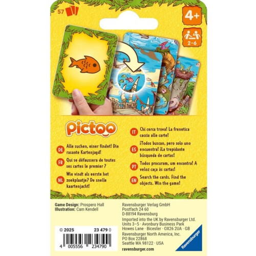 Ravensburger Pictoo Dinosauri gioco da tavolo Spoglio 2