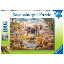 Ravensburger The African Savannah XXL Puzzle Of 100 Pieces - 49 x 36 CM - Jigsaw Puzzle