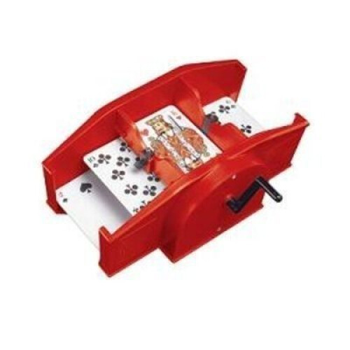 Gigamic Amigo 5000 Card Shuffler, Red