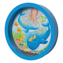 Strumento musicale - GOKI - Tamburo dell'oceano - Blu - 5 cm - Per bambini a partire da 3 anni