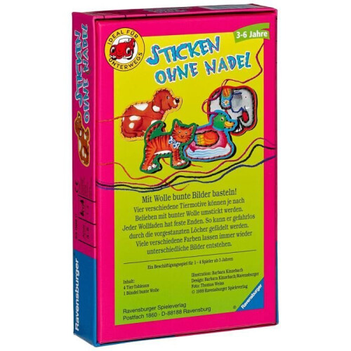 Ravensburger Ravensburger - Game - Needle-Free Embroidery - 23099 0 1