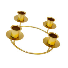 Candelabra Candlestick Holders Decorative Candle Stands-gold