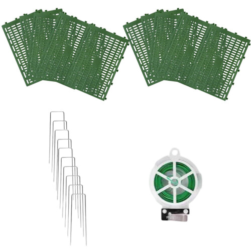 Tool Less Tree Wrap Installation Featuring Secure Straps-Green