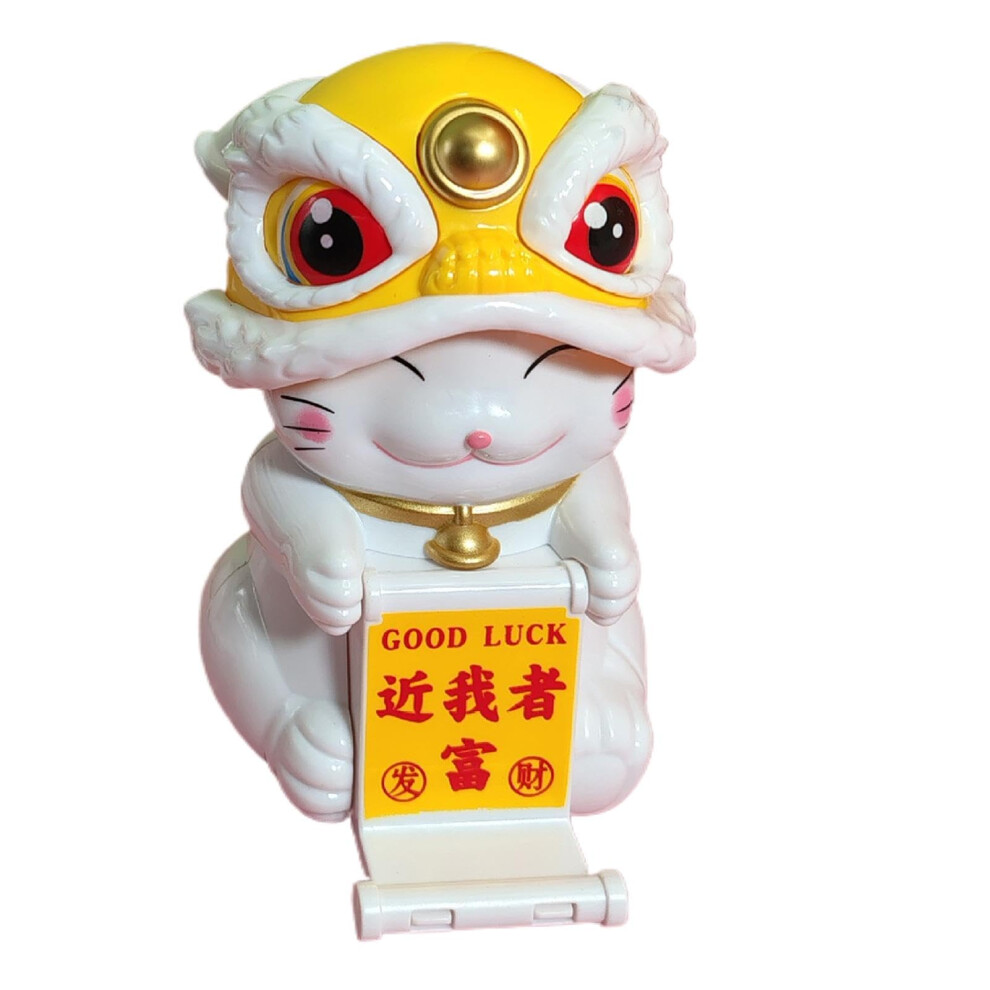 Wobbler Toy, Chinese Lion Bobblehead, Dashboard Bobblehead Toy, Car Desk Bobblehead, Cute Car Bobblehead, Dancing Lion Bobblehead Yellow 9412369945341