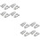 16 Pcs 12v Universal Battery Holder Practical Battery Terminal 6