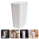 2 Pcs Small Trash Cans Wicker Square Housewarming Gift Office 11