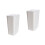 2 Pcs Small Trash Cans Wicker Square Housewarming Gift Office 6