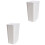 2 Pcs Small Trash Cans Wicker Square Housewarming Gift Office 5