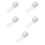 5pcs Net Bag Sausage Yarn White Elasticity 7
