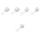 5pcs Net Bag Sausage Yarn White Elasticity 4