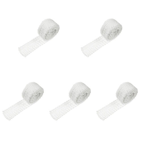 5pcs Net Bag Sausage Yarn White Elasticity 1