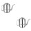 2pcs Pearlescent Salad Dressing 6