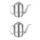 2pcs Pearlescent Salad Dressing 5