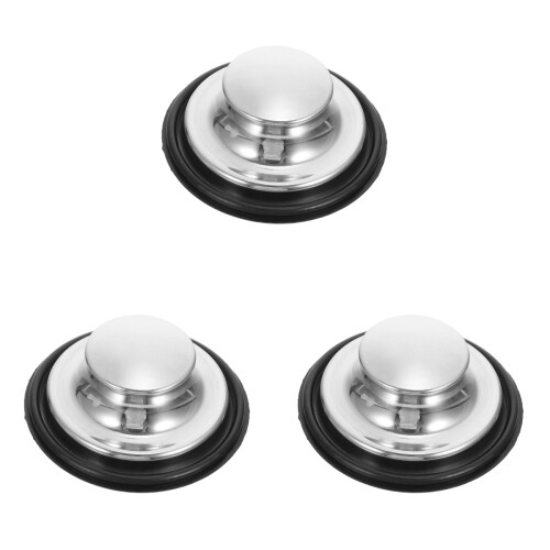 3 Pcs Garbage Disposal Sink Stopper Multi-Functional Drain Basket 1