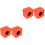2 Pcs Hook Retractable Portable Microphone Logo For 3