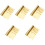 5 Sheets Of Diy Pu Sheet Golden Pattern Decorative Sheet For 3