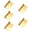 5 Sheets Of Diy Pu Sheet Golden Pattern Decorative Sheet For 11