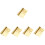 5 Sheets Of Diy Pu Sheet Golden Pattern Decorative Sheet For 5