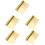 5 Sheets Of Diy Pu Sheet Golden Pattern Decorative Sheet For 6