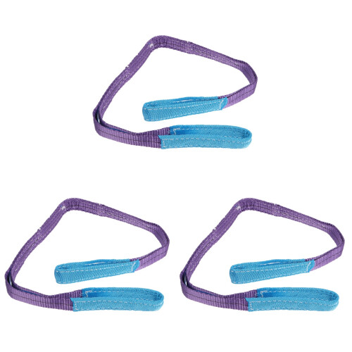 3pcs 1 Flat Sling Outdoor Polyester Fastening Belt 1